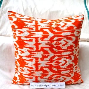 Handmade blue cushion pillow covers-cotton pillowcases-16x16-18×18-20×20-26x26.